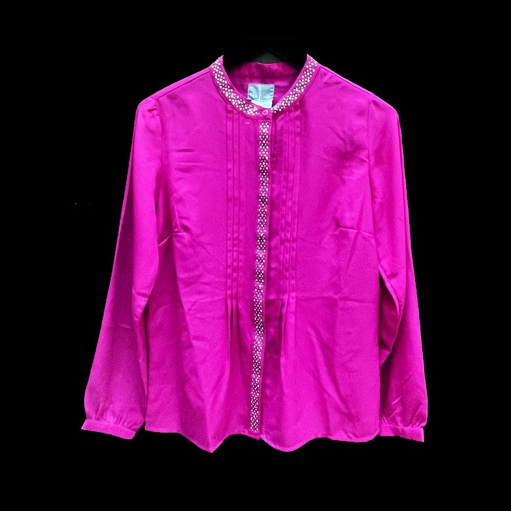 Rhinestone Embellished Blouse